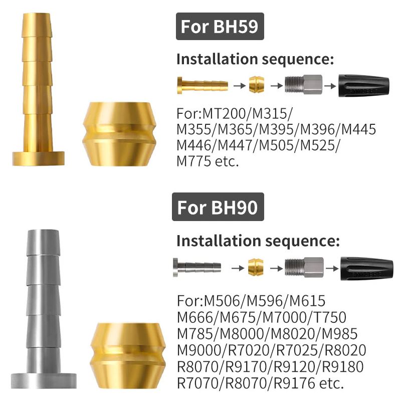 Oliva + Pin para Frenos Shimano Hidraulicos Bh59 Bh90